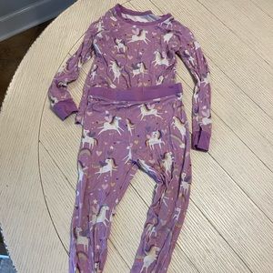 Little sleepies unicorn 🦄 bamboo pajamas
